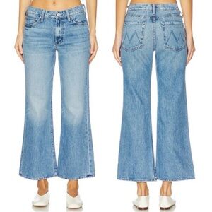 MOTHER Jeans Bookie Flood Superior Puzzled Whiskering Bootcut Pants 29